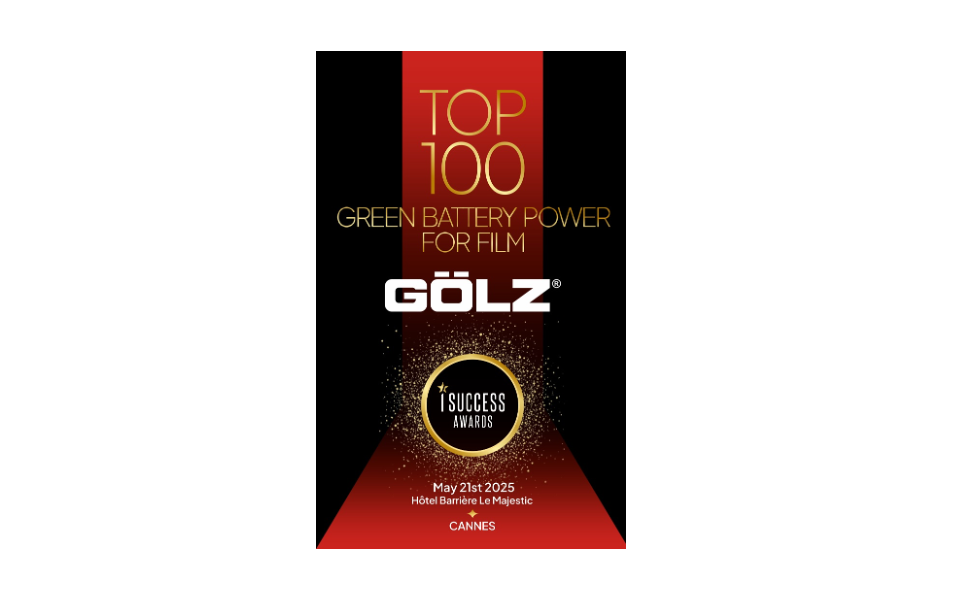 Das BattPak 3621 gewinnt den &bdquo;Best Green Battery Power for Film&ldquo;-Award in Cannes